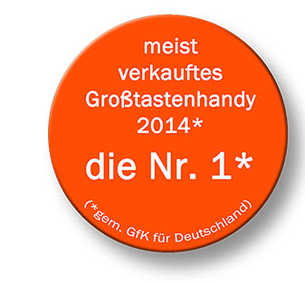 F199 Ranked Nr ONE for “2014 Hottest selling Senior Mobile” in German Marke